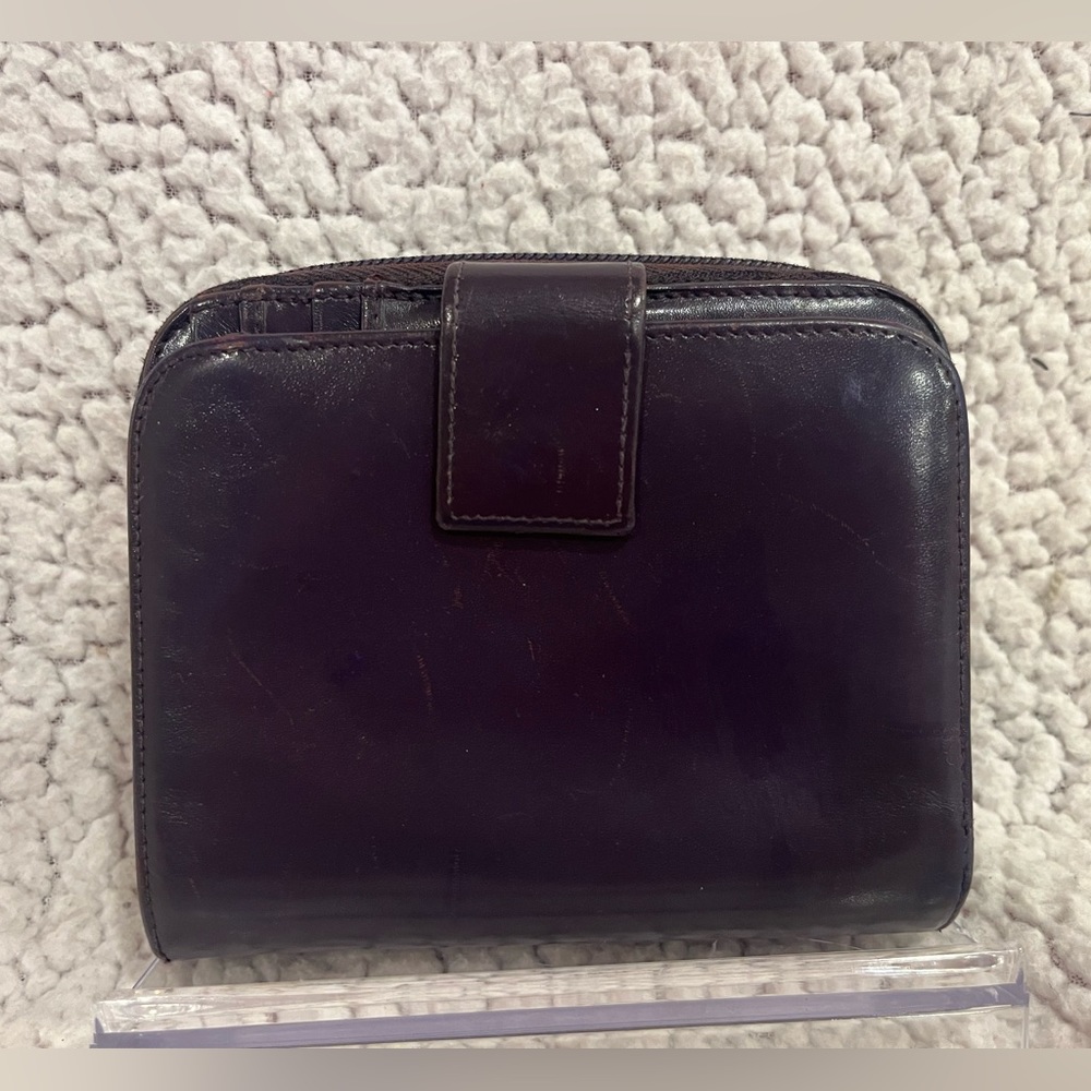 Prada Purple Leather Bifold Wallet - Picture 2 of 14